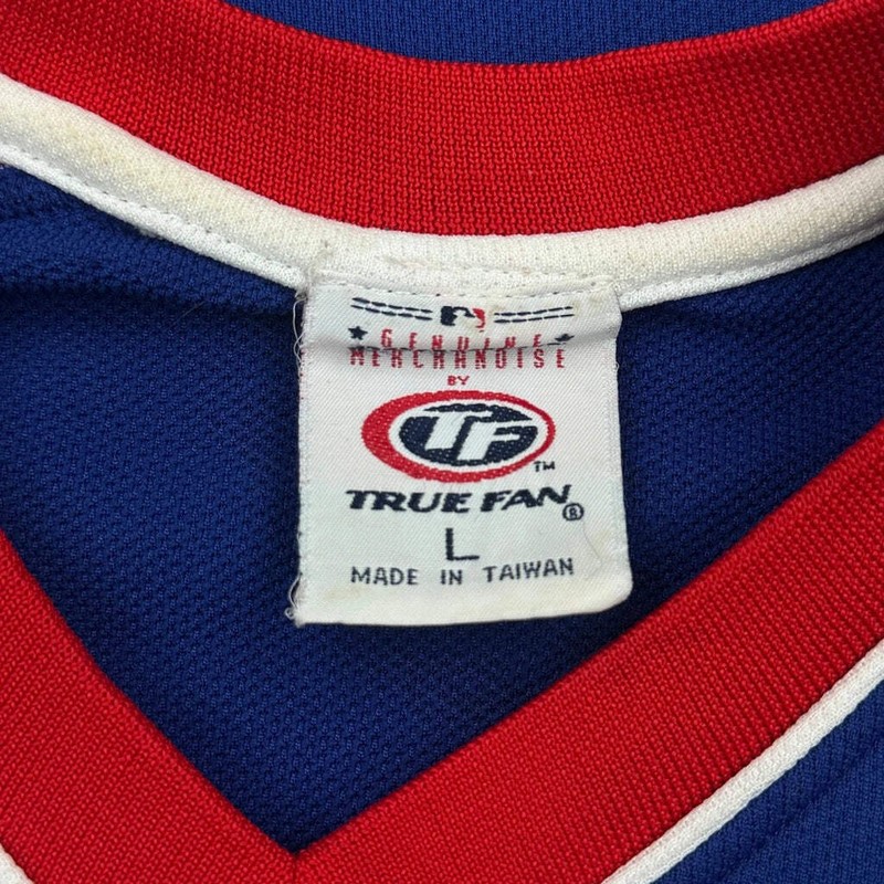 Chicago Cubs True Fan Jersey - Large Blue Polyester gallery