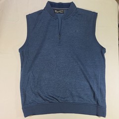 Under Armour XL Blue Vest Coldgear Storm Loose fit 1/4 Zip Sleeveless