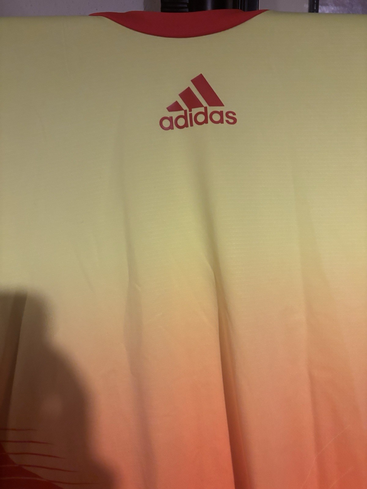 Adidas AdiZero ForMotion Tennis Crew Shirt Men's XXL Orange Yellow gallery
