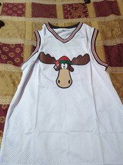 Griswold #00 Christmas Vacation Movie White basketball Jersey Stitched Size L