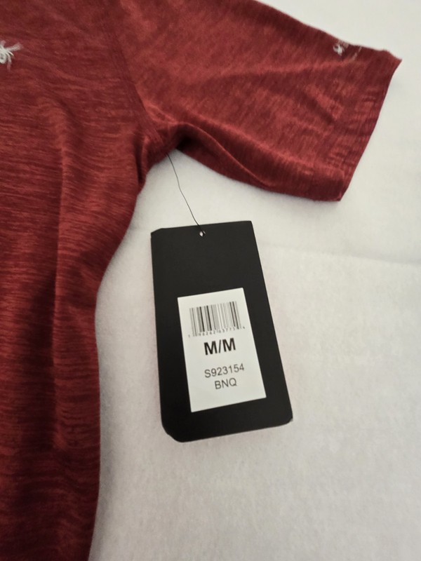 Mens Spyder Rash Gaurd Shirt. Nice Deep Red Color. Great For Outdoor Activities gallery
