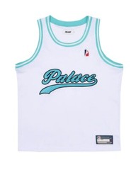 Palace Skateboards MVP Vest White Basketball Jersey Mesh Tank Men’s Size XL Logo
