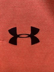 Under Armour Men’s Tech SS Tee Shirt Large Tangerine Orange EUC