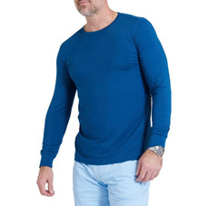 REDVANLY Russell Long Sleeve Crew ~ Activewear ~ Admiral Blue ~ CHOOSE NWT