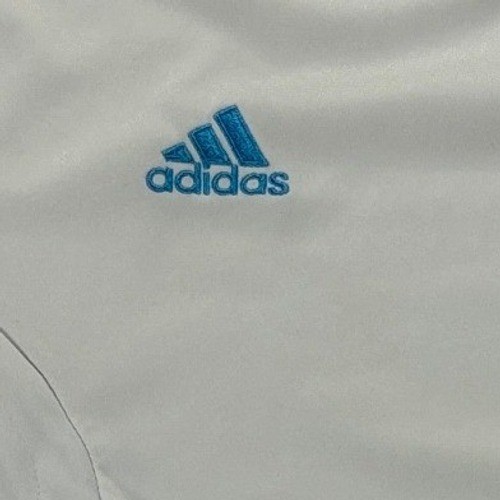 Adidas ClimaCool Mens White Blue Soccer Jersey Athletic Tee Size M Training gallery