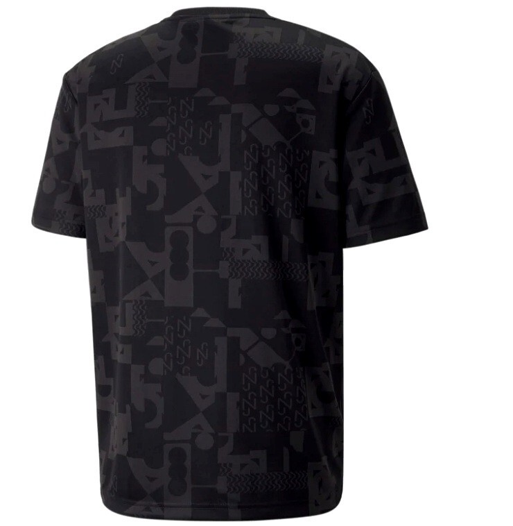 PUMA X NEYMAR JR ELEVATED TEE #53450501 MEN'S CASUAL TEE XLARGE NOIR-AOP gallery