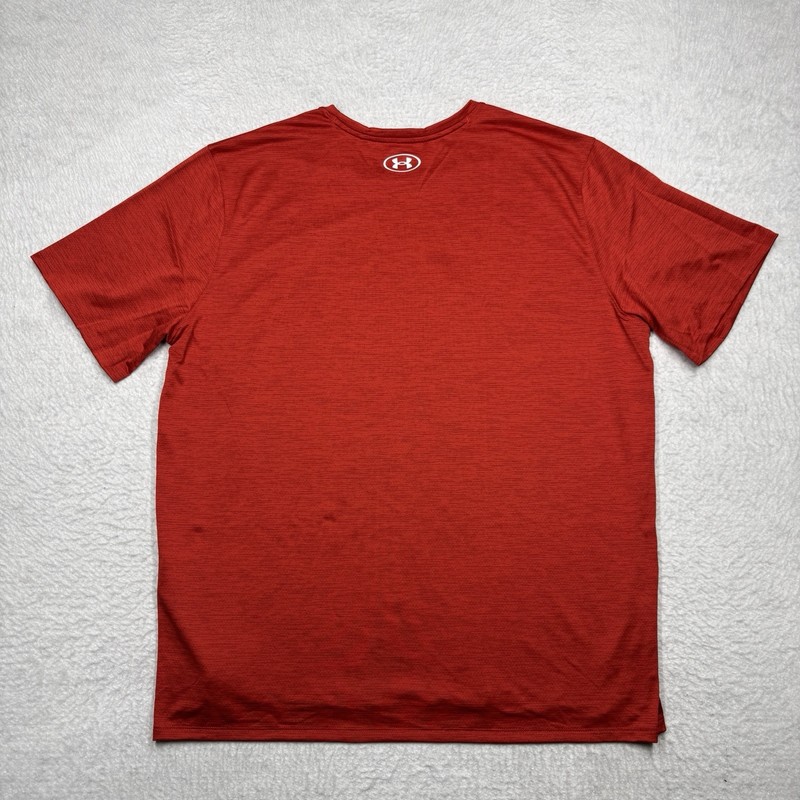 NWT Under Armour Team Tech Vent Short Sleeve Athletic T-Shirt Red Men's Size 2XL gallery
