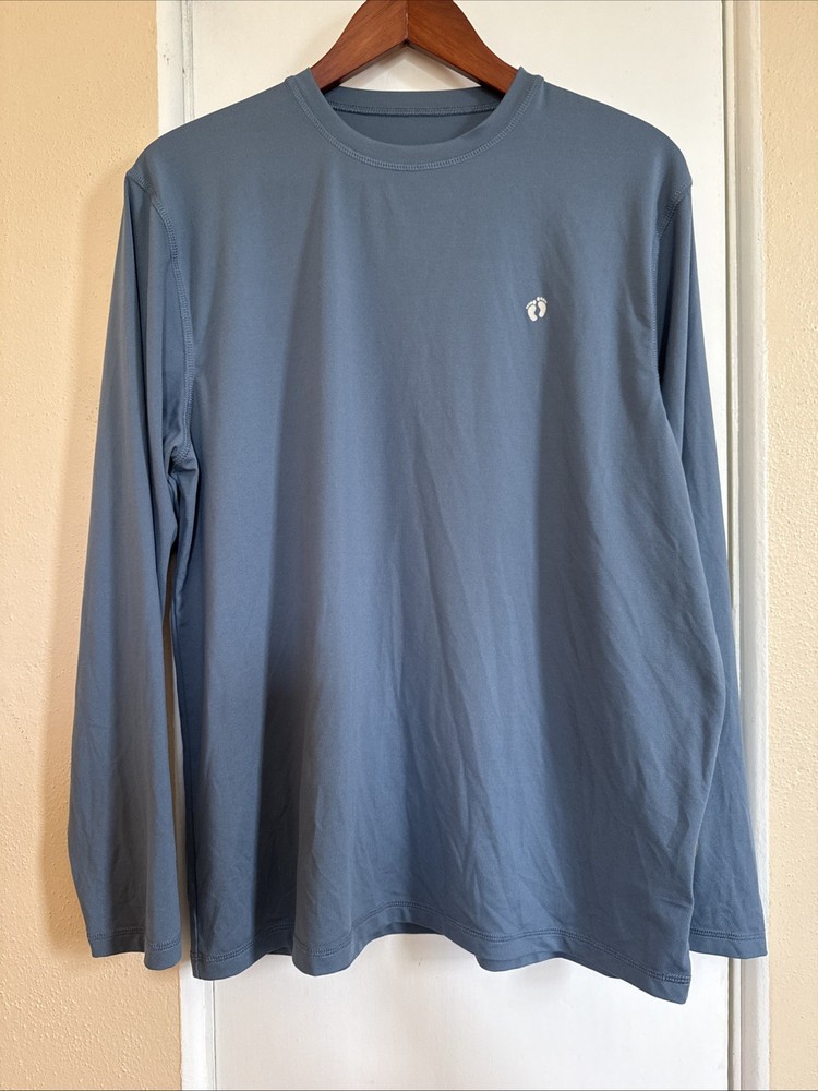Hang Ten Men’s Long Sleeve Sun Tee Shirt UV PROTECTION UPF 50+ Slate Blue Sz M
