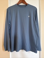 Hang Ten Men’s Long Sleeve Sun Tee Shirt UV PROTECTION UPF 50+ Slate Blue Sz M