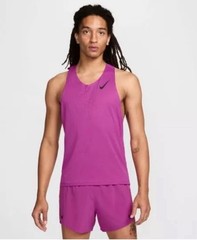 Nike Aeroswift Dri-Fit ADV Running Singlet Hot Fuchsia FN4231-518 Men’s Size S