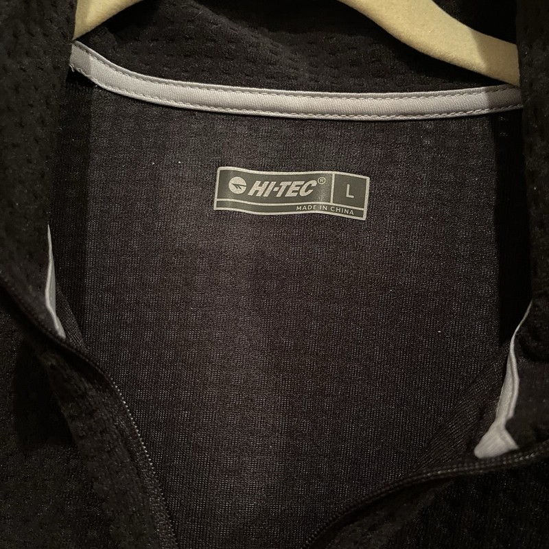 HI-TEC Men's 1/4 Zip Performance Pullover Black- Easy Care- H707F362 Style gallery