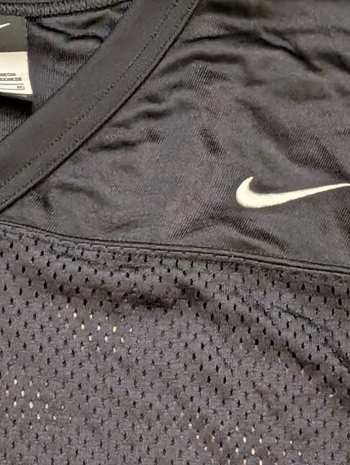 Nike Shirt Mens XL Black Mesh Practice Jersey Athletic Team Swoosh gallery