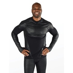 Seirus Men’s Large Carbon Heatwave Winter Weight Base Layer Top Reversible P4-5
