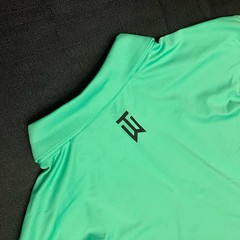 Nike Golf Tiger Woods Collection Striped Polo DR5318-363 Spring Green Cactus L