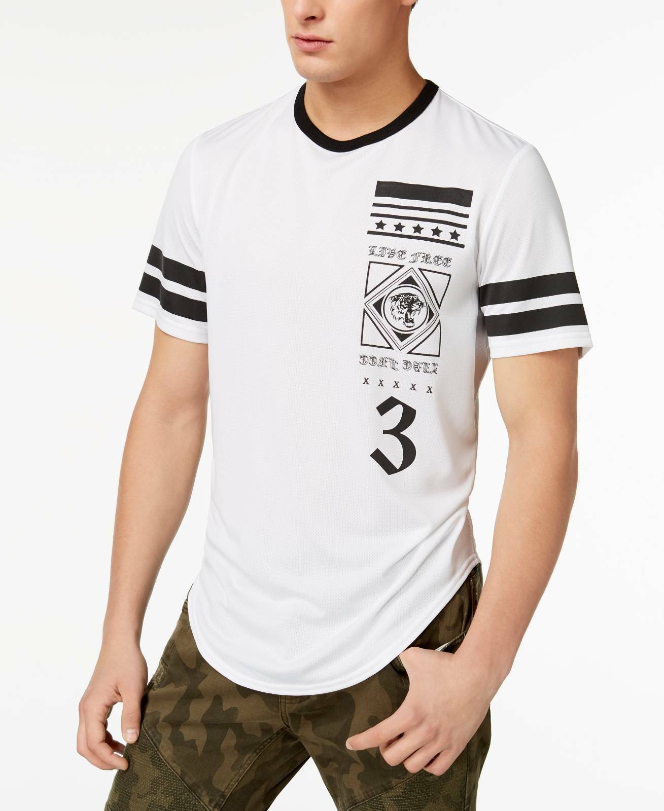 $99 Inc International Concepts Mens White Short-Sleeve Athletic T Shirt Size 2xl gallery