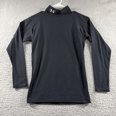 Under Armour Compression Shirt Mens Medium Black Layering Base Layer