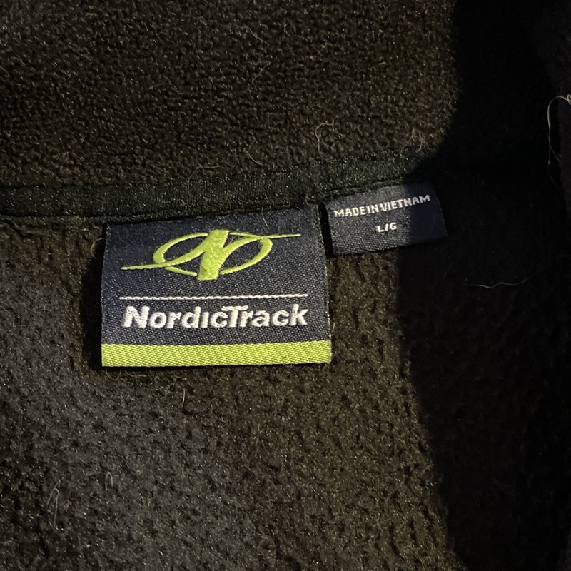 Nordic Track DRI Workout Vest - Black Sleeveless Vents- Size Large Athleisure gallery