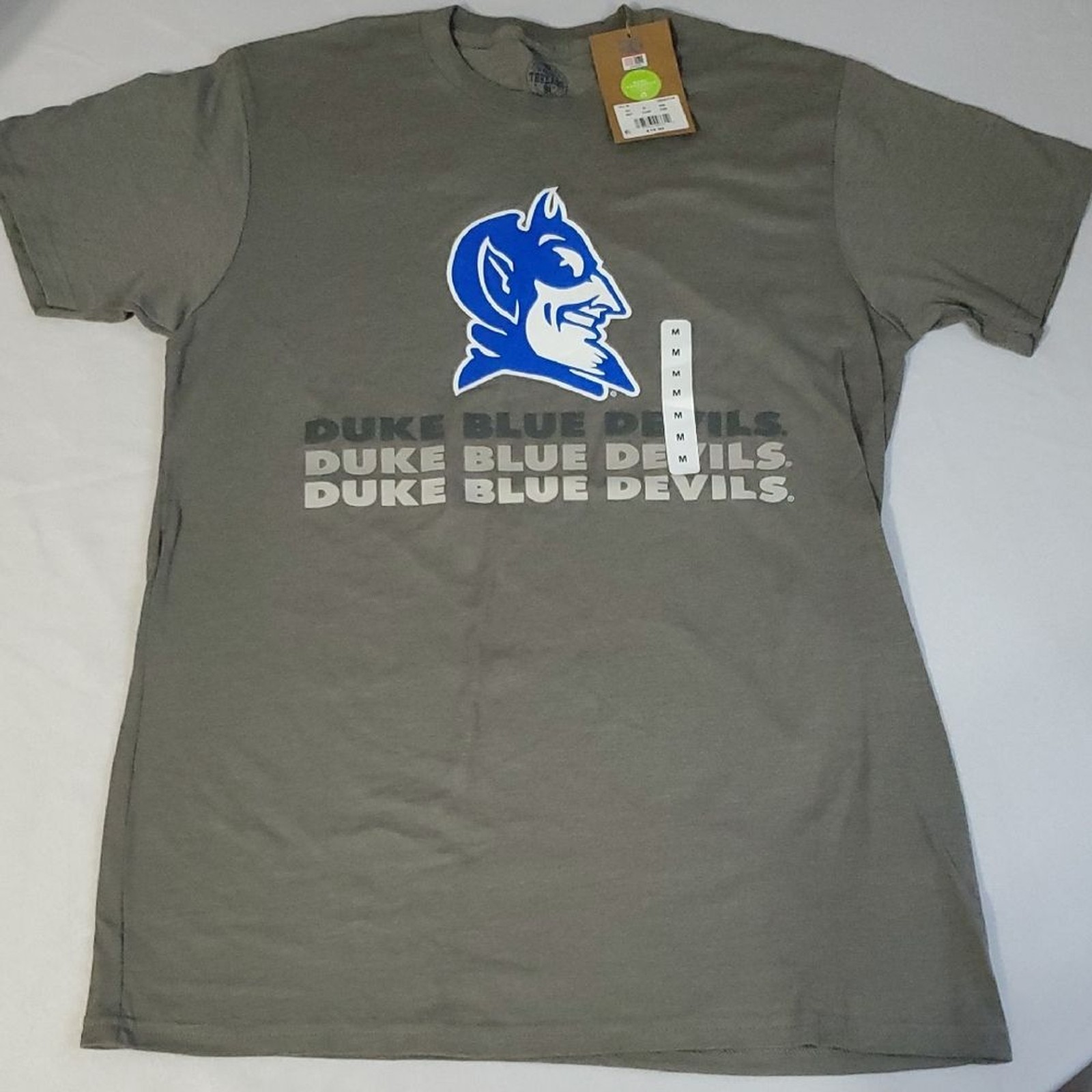 Rivalry Threads NWT Duke University Blue Devils Gray T-shirt Size Med gallery