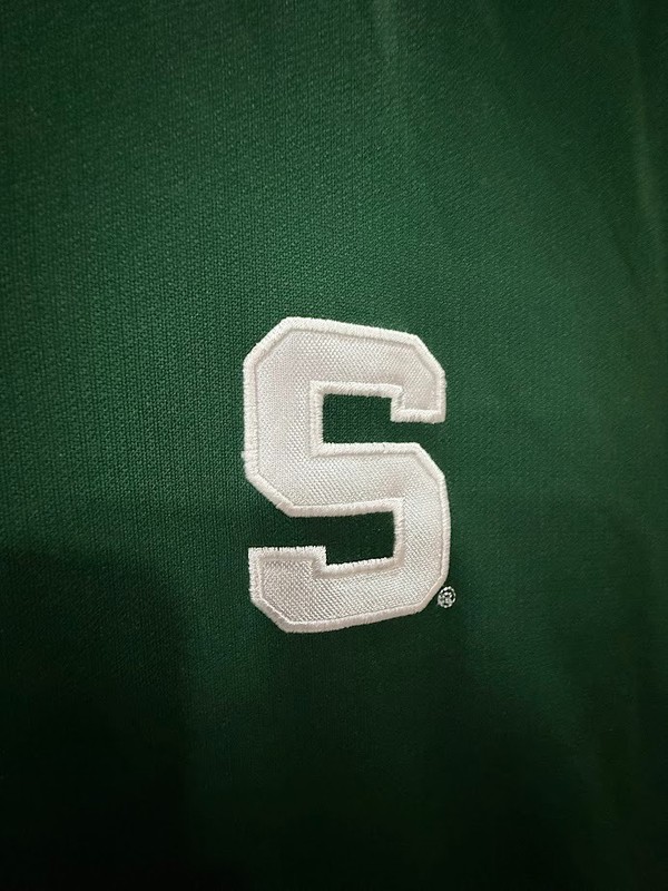 Vintage Nike Team Elite Dri Fit MSU Spartans Sleeveless Shirt Mens M Green White gallery