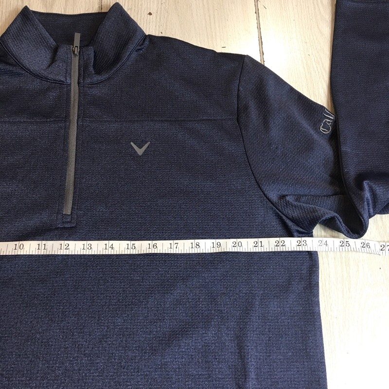 Callaway Pullover Men Blue 1/4 Zip Golf Hiking Swing Tech Weather Series M gallery