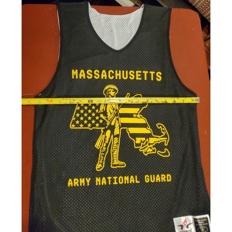 Massachusetts Army National Guard Mesh Jersey Size Small (See Measurements) gallery