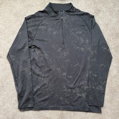 Lululemon Metal Vent Tech Pullover Men XL Olive Camo 1/2 Zip Performance Running