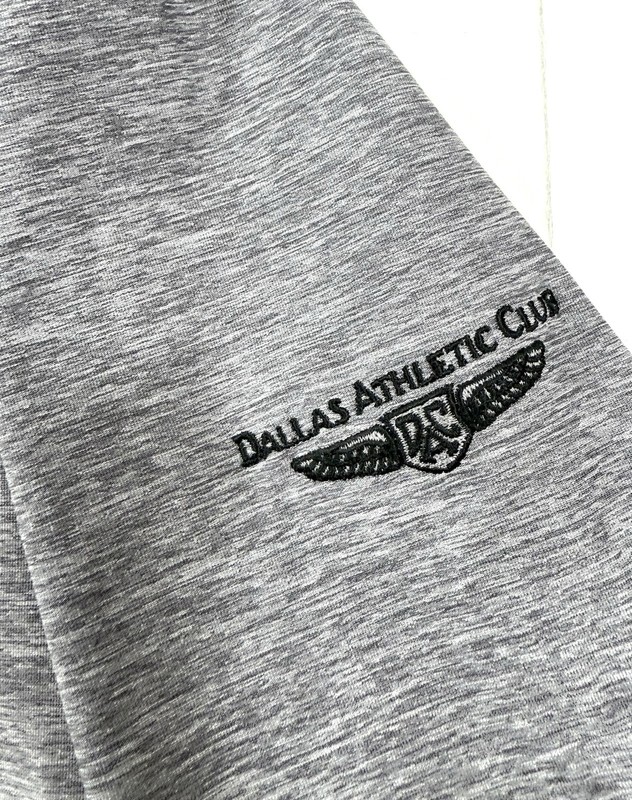 Straight Down Mens 1/4 Zip Pullover Dallas Athletic Club Size Large Golf Gray gallery