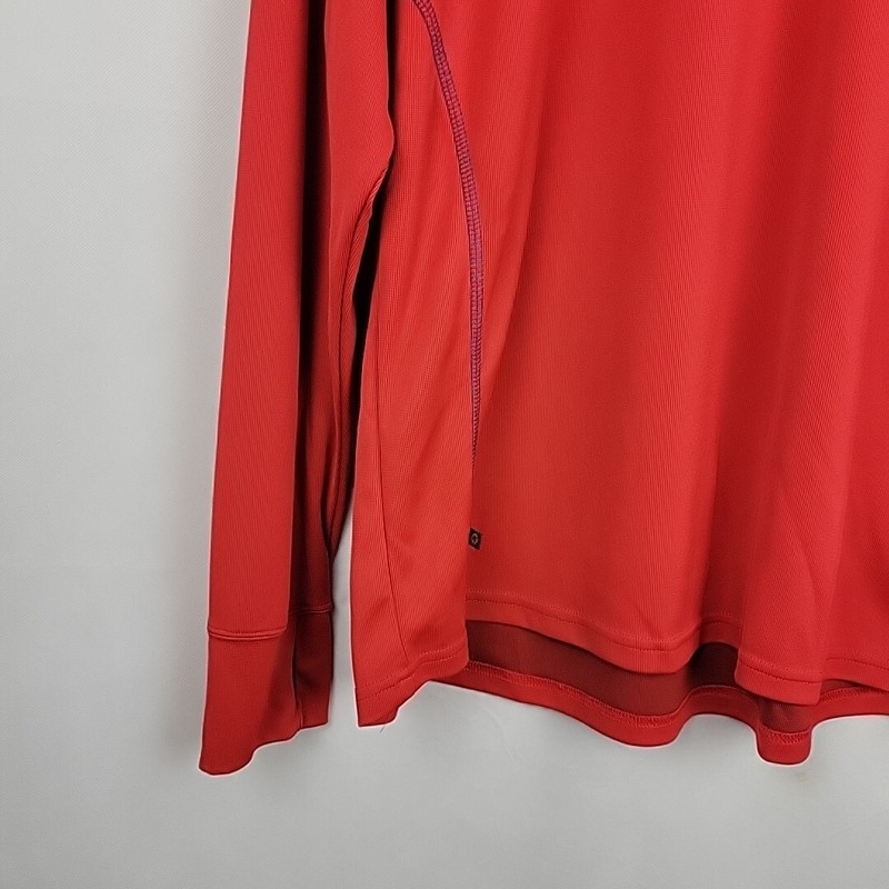 Greenlayer Sports Base Layer Mens 2XL Red Bamboo Blend 1/4 Zip Performance Shirt gallery