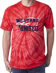 Tie-Dye New England Patriots Tom Brady Bill Belichick “We Stand United” T-Shirt