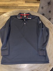 FootJoy FJ Men’s Sun Protection Long Sleeve Golf Polo Shirt Light Blue Sz Medium