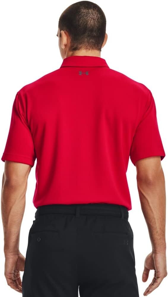 New Under Armour Men's Tech Polo Red Performance Golf UA L, XL, XLT, XXL, XXLT gallery