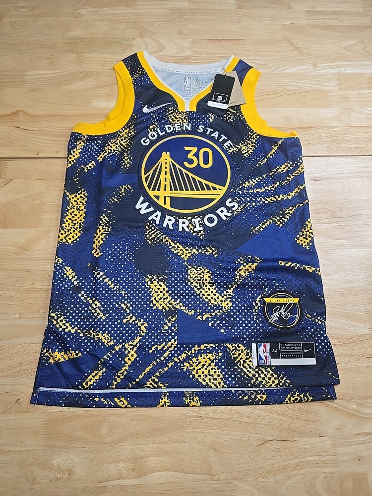 Nike GSW Stephen Curry 25/26 Select Series Swingman Jersey Size Medium Men Blue