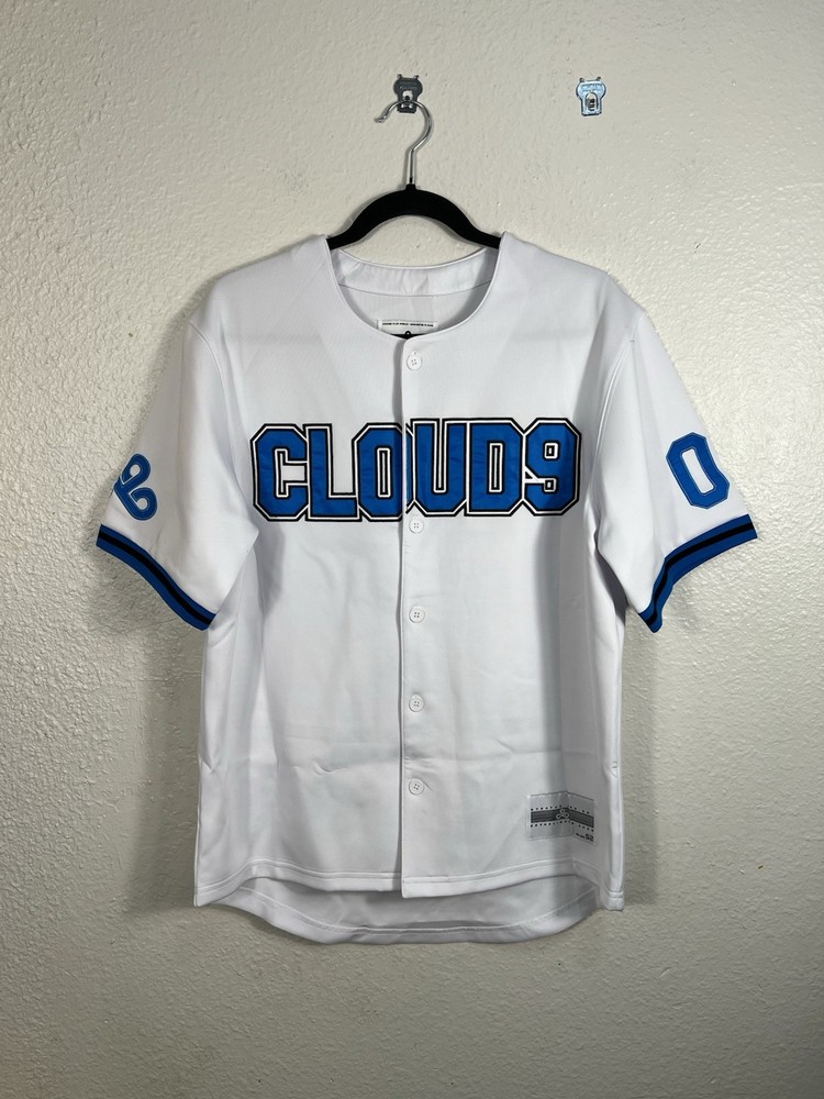 Cloud9 Stratus Baseball Jersey White Men’s Medium Cloud 9 Esports Gaming Rare