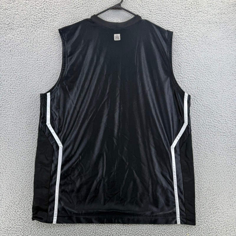 Nike Mens XL Black Sleeveless Basketball Jersey Mesh Athletic Tank Top RN56323 gallery