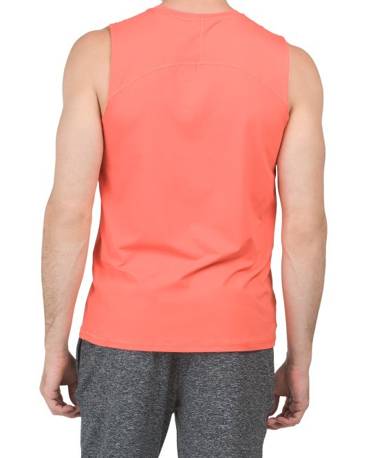 Peloton Men's Tank Top, Orange, Medium, New! Retail $50 gallery