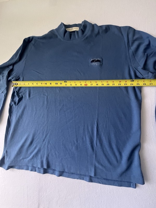 FAIRWAY & GREENE Pullover Mock Turtleneck Blue Mens XL Nantucket Golf Club Logo gallery