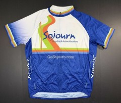 Primal Sojourn Men’s XL Full Zip Up Multi Color Pockets Bike Cycling Jersey Top