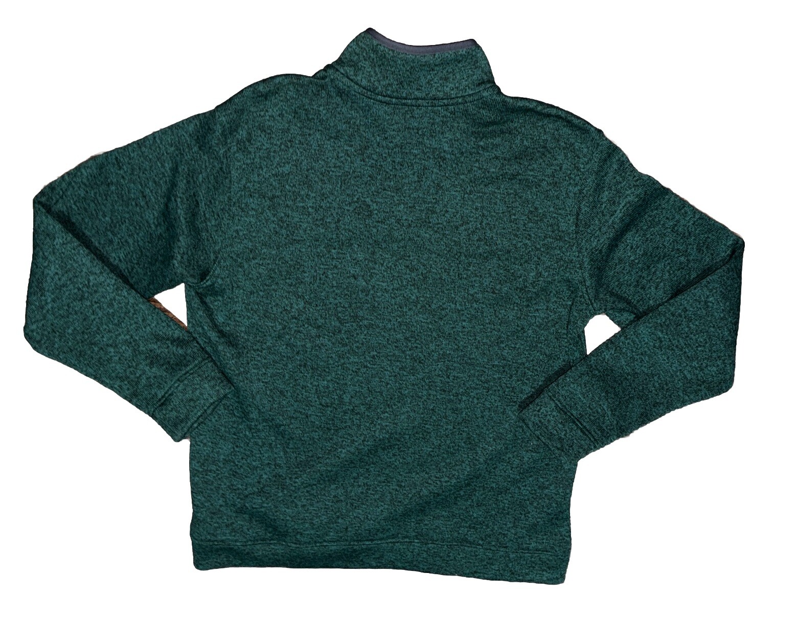 Eddie Bauer Radiator Green Fleece Snap Front Pullover Shirt Size XL gallery