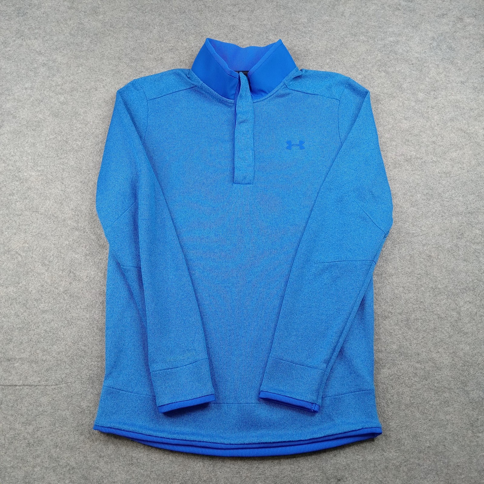Under Armour Pullover Mens Small Blue ColdGear Long Sleeve Golf Top 1329832 gallery