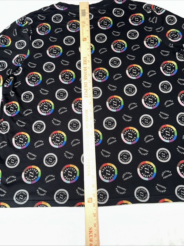 Puma PRIDE AOP TEE All Over Print Graphic T Shirt 100% Cotton Top Men siz XXL St gallery