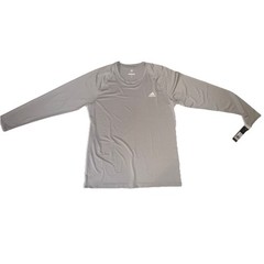 Adidas Golf Mens Base layer Sun Shirt. Grey. SPF 50 Long Sleeve New Size XL.