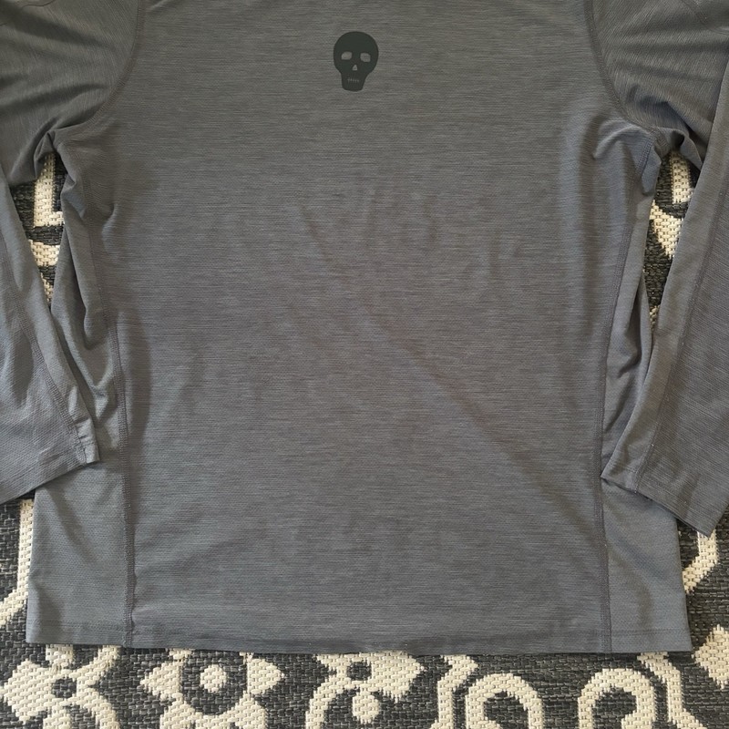 Ten Thousand Interval Versatile Shirt Mens XL Long Sleeve Gray Skull Gym gallery