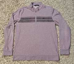 Travis Mathew 1/4 Zip Pullover Men’s Size Large Golf Purple Pullover
