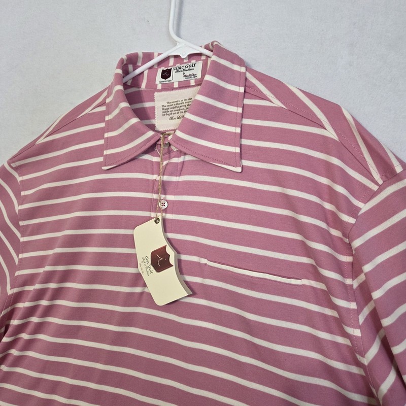 Iliac Men's Golf Polo Black Short Sleeve Size XL Manasquan River GC 1922 NWT gallery