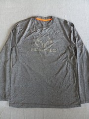 RealTree Men’s Large Long Sleeve Stretch Outdoor Active Batik Gray T Shirt