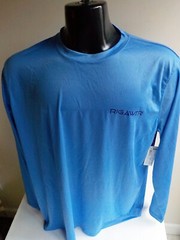 RIGAWTR Rig and Water Long Sleeve Performance T Shirt Blue SZ XL NWT