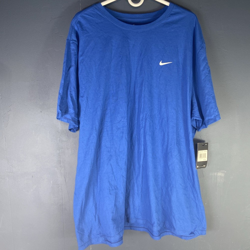 Nike Shirt Mens 3XL The Nike Tee Blue Running Training Shirt Gym Walking