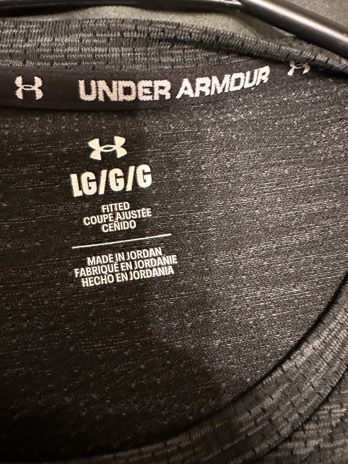 Gray Under Armour Vanish Tee Athletic Casual Short Sleeve Shirt Men's L Large gallery