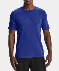 Under Armour SC30 Stephen Curry Active T-Shirt Mens 2XL Blue Short Sleeve $30