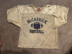 Vintage High School Football Jersey Wilson Size Large 90s Y2K School Sports